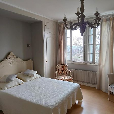 Chambre Grise Dans Une Demeure Du 16Eme A Saumur Comprenant Cuisine Equipee Exterior foto